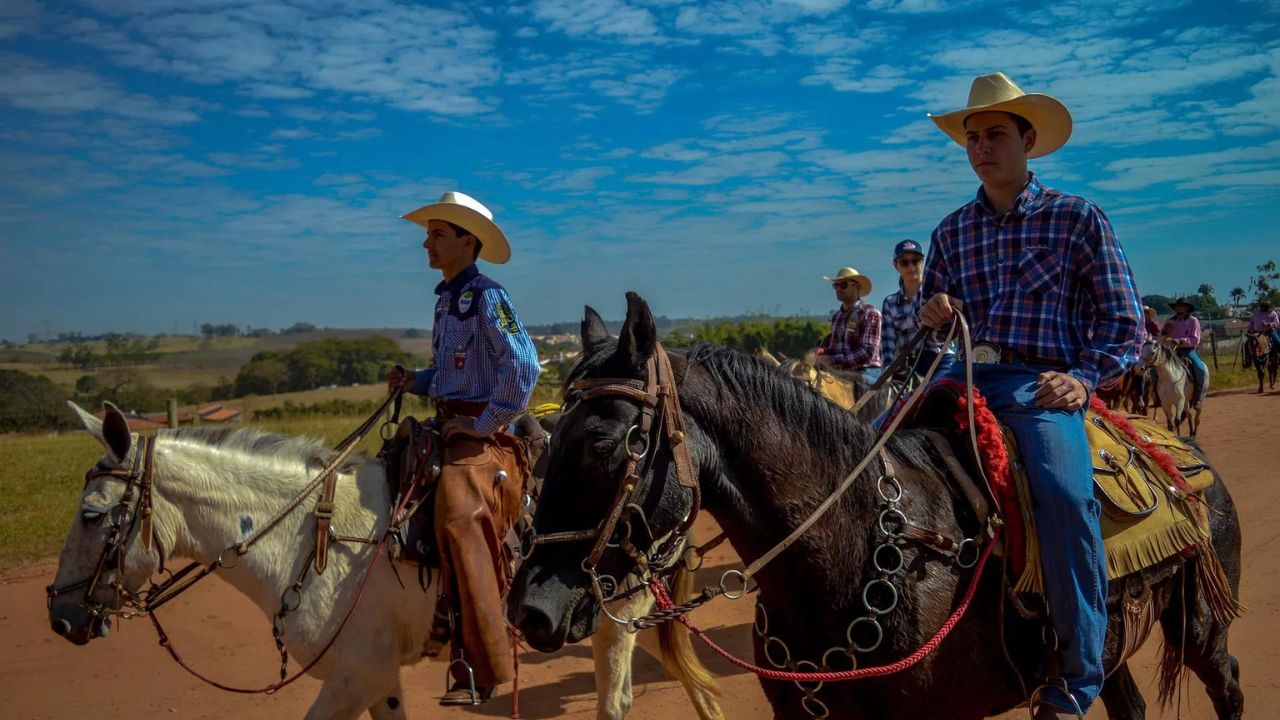 Quando surgiu a cavalgada no Brasil?